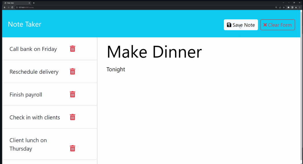 screenshot of code Quiz website